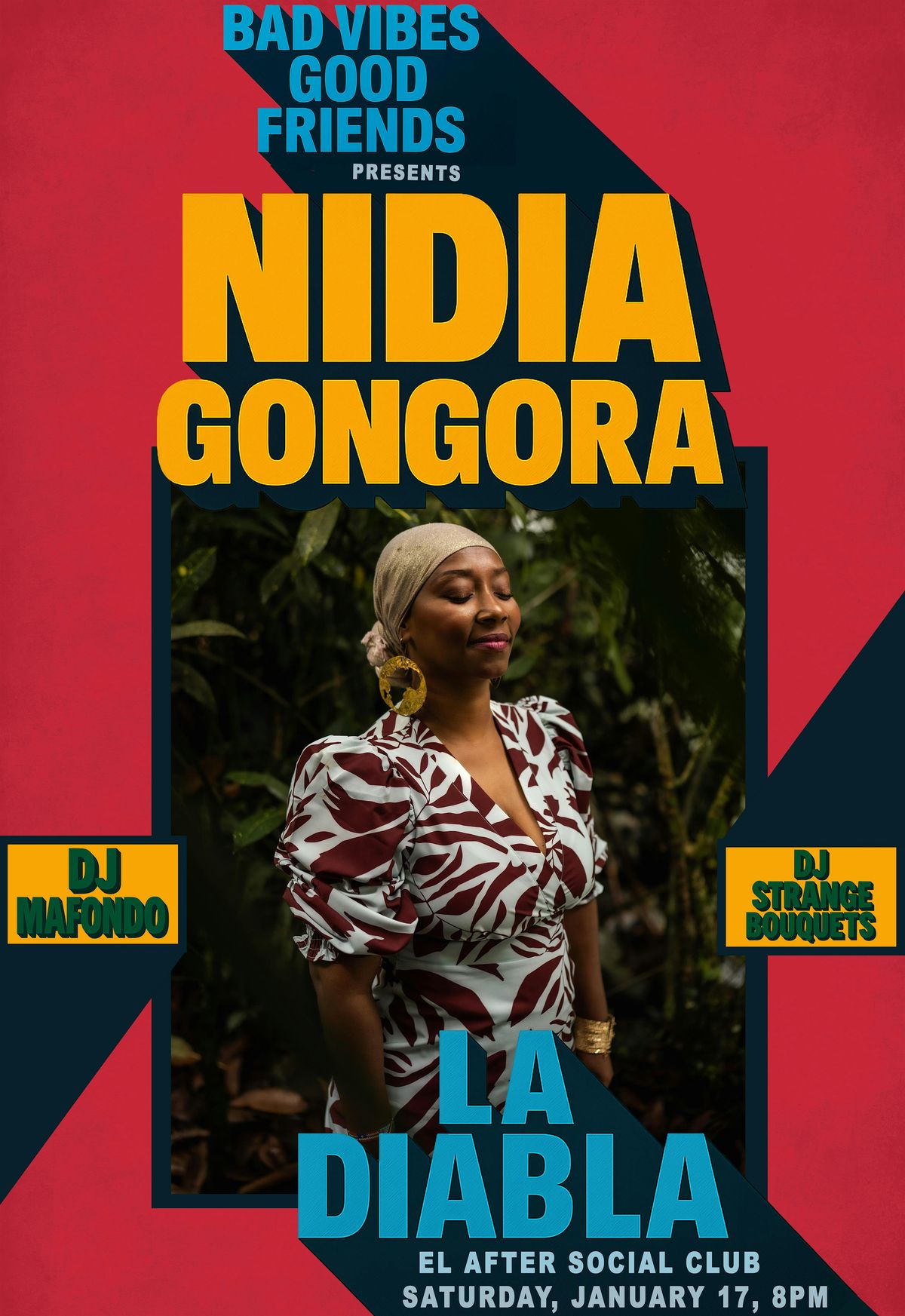 Nidia Gongora, La Diabla DJs Strange Bouquets & Mafondo