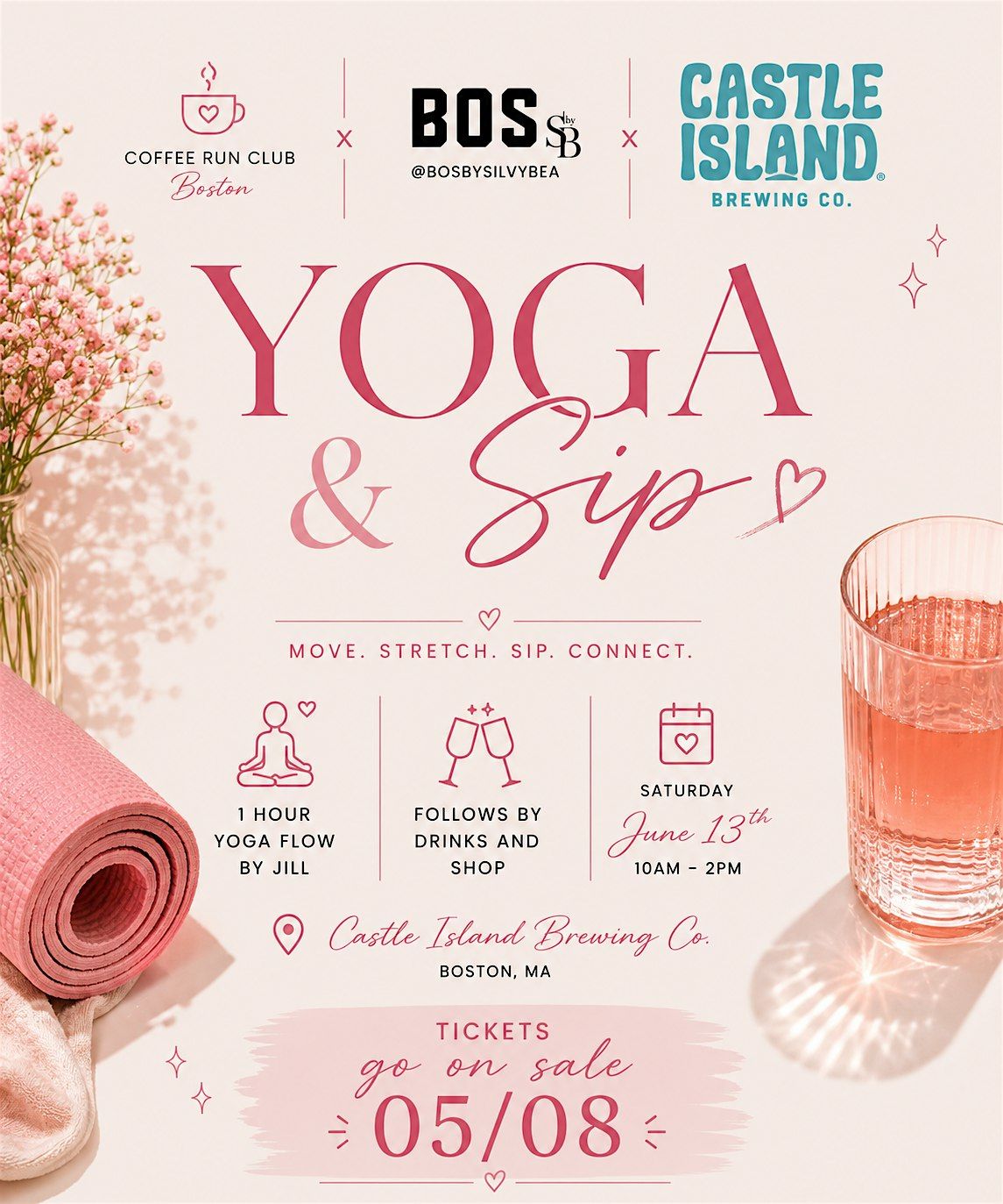 Coffee Run Club Boston - Yoga & Sip
