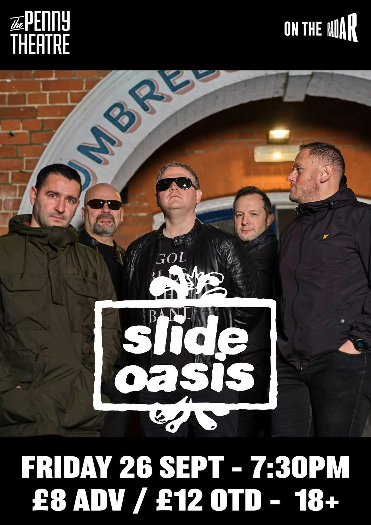 Oasis Tribute Slide Oasis Live At The Penny Theatre