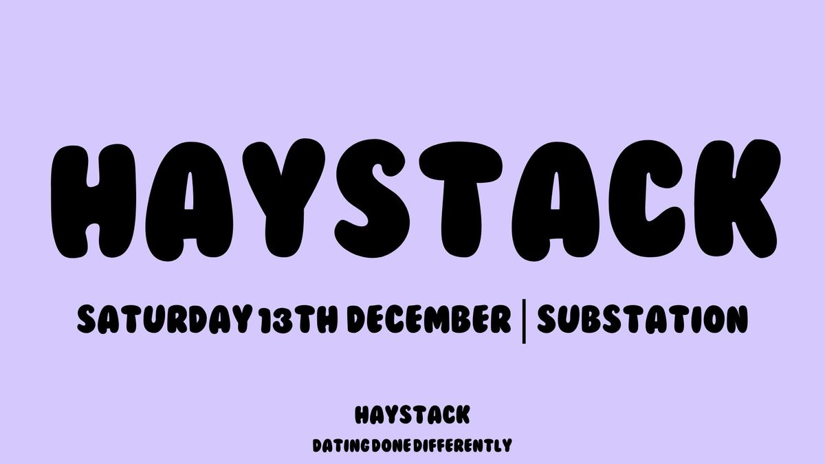 HAYSTACK DATING | ROCK CLIMBING | BRIXTON | SATURDAY 13TH DECEMBER