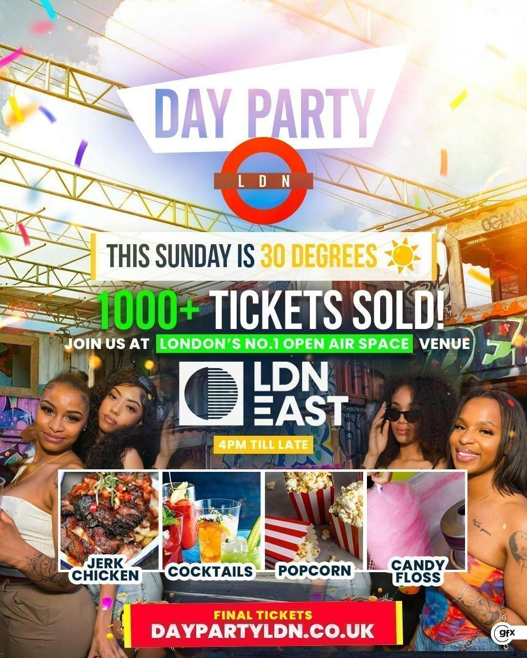 DAY PARTY LDN - London's BIGGEST Summer Day Party (1200+ Ravers)