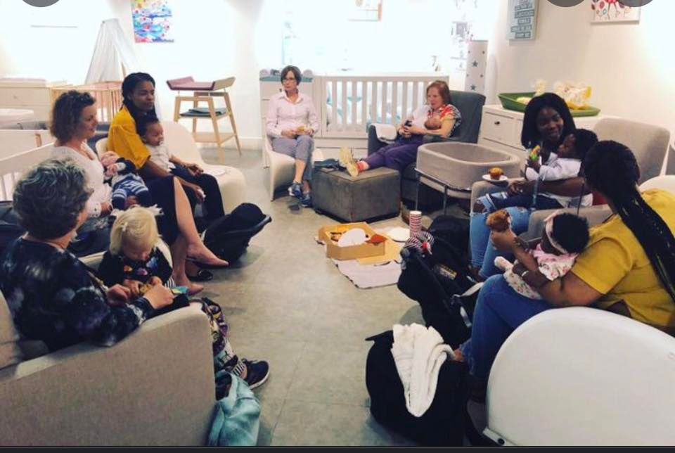 Breastfeeding support group at Sharing Peace Cafe, 4900 Fairfield Ave.