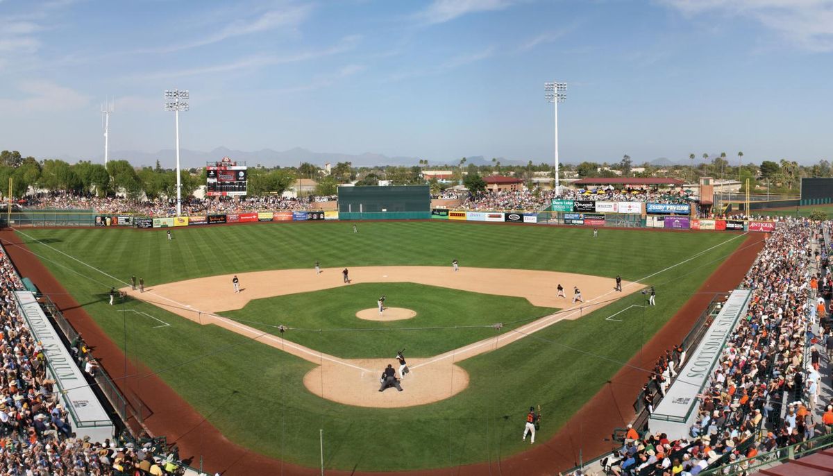 Parking Scottsdale Scorpions at Glendale Desert Dogs