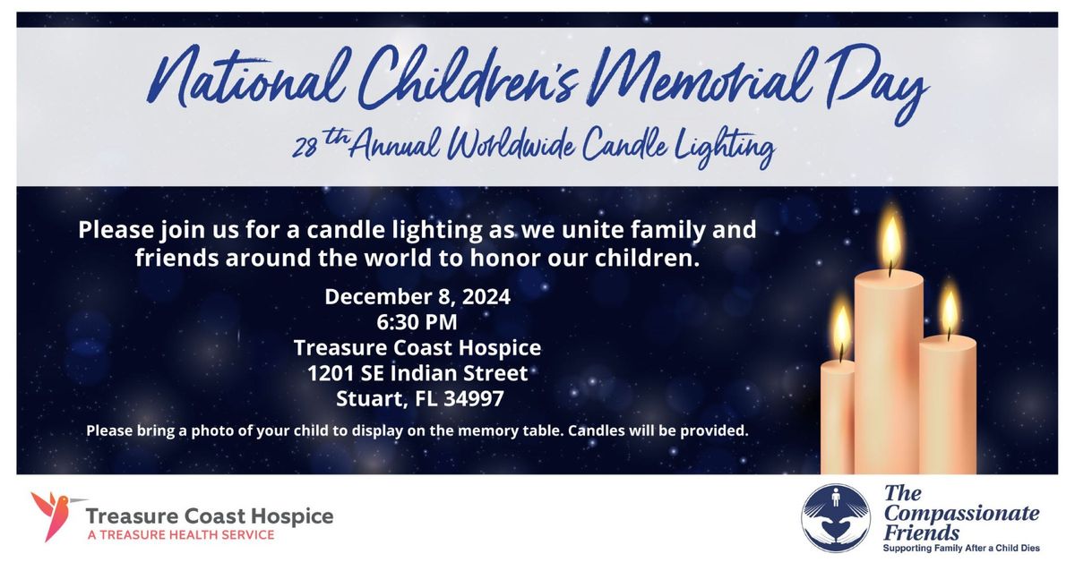 National Childrens Memorial Day 28th Annual Candle Lighting