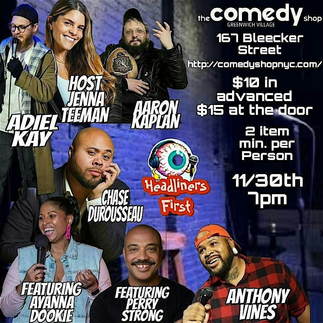 Headliners First Presents Laughs @ The Comedy Shop