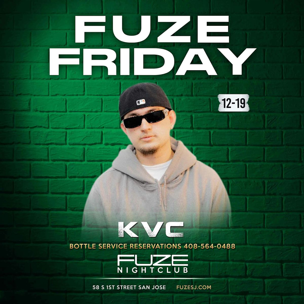 FUZE FRIDAY DECEMBER 19TH KVC