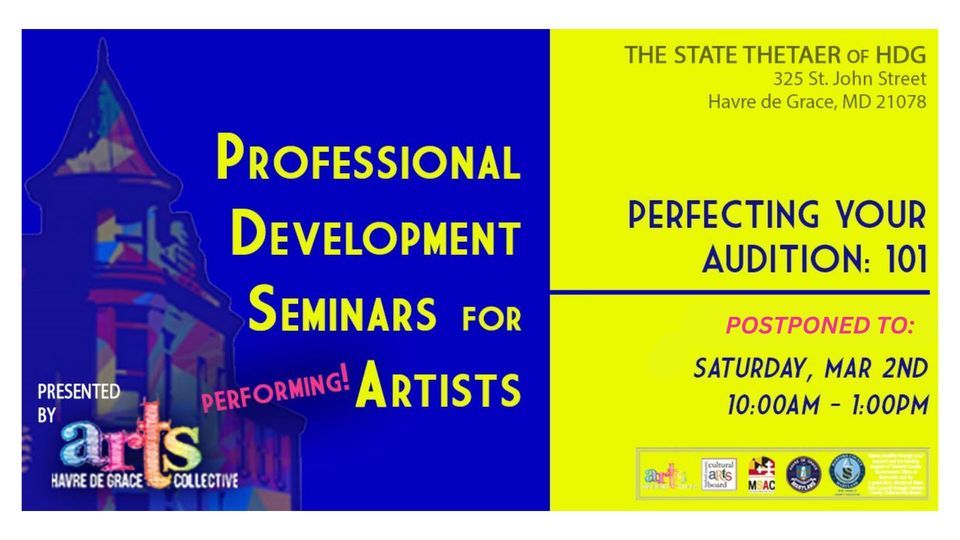 Professional Development Seminar for Artists: Perfecting Your Audition ...