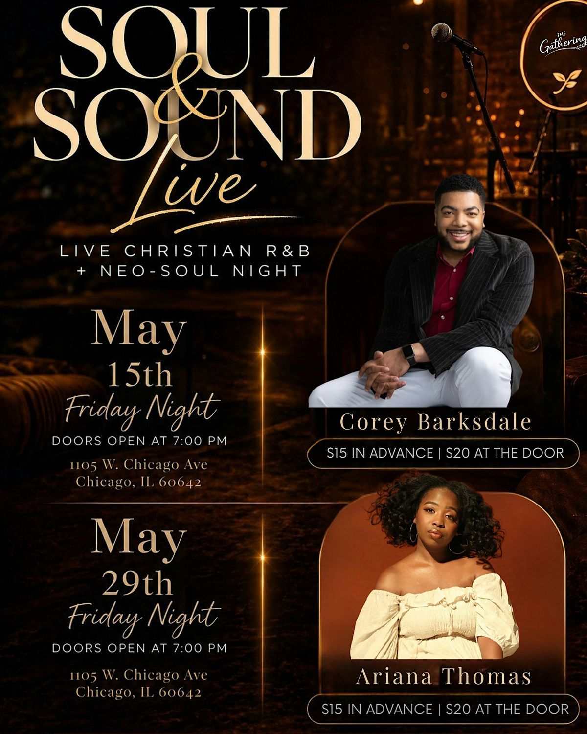 Soul & Sound Live Christian R&B + Neo-Soul Night