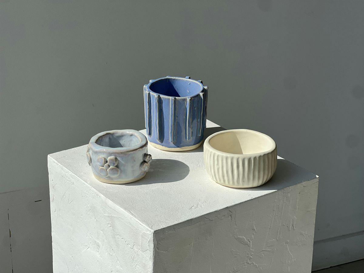 Winter Inspired Matcha Bowl Pottery Class - Beginners Ceramics Workshop