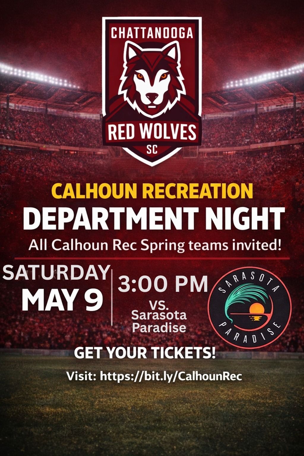 Sarasota Paradise vs. Chattanooga Red Wolves SC