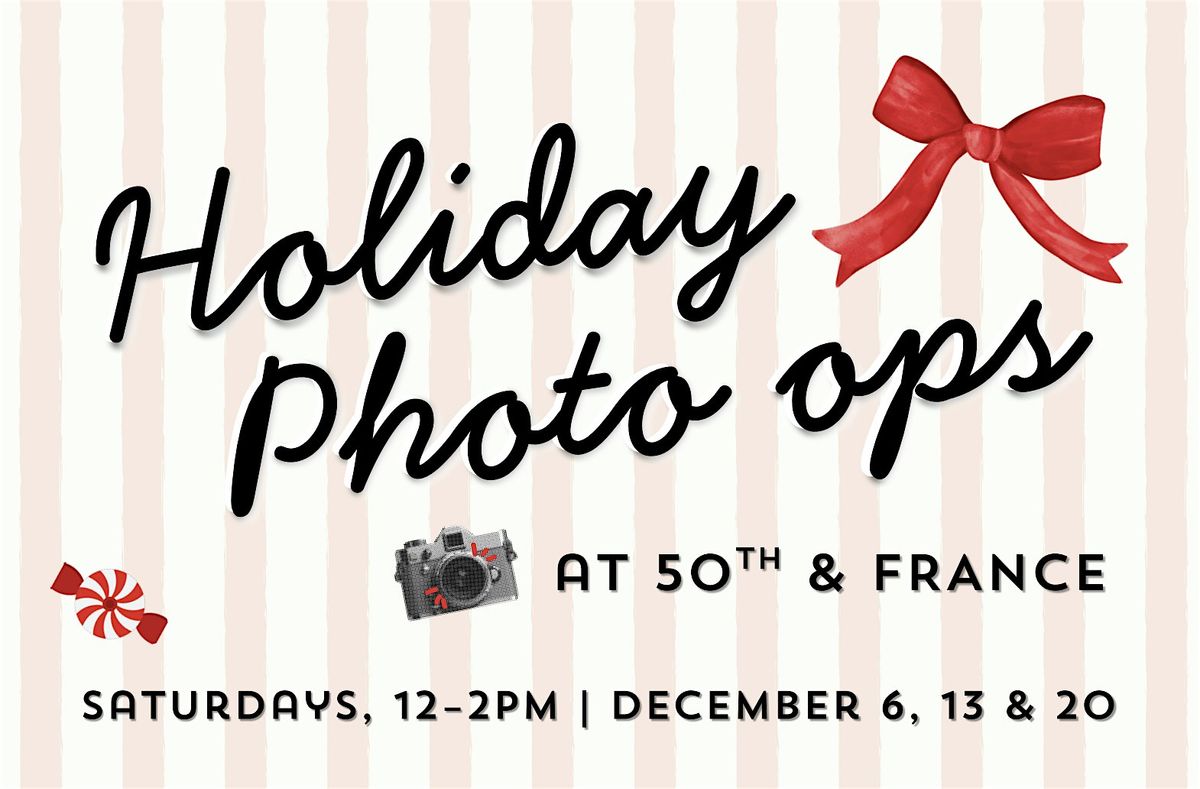 Holiday Photo Ops at 50th & France: Llamas, Santa, and Unicorns!