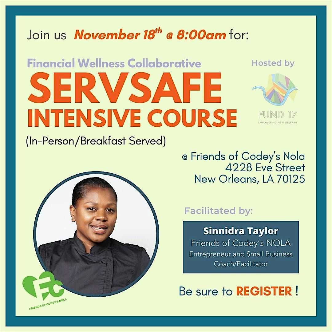 Fund 17's ServSafe 201 Intensive Workshop