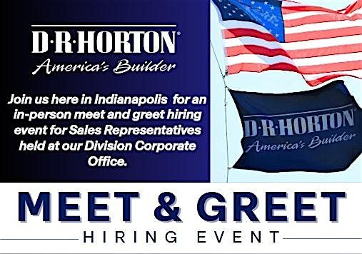 NEW HOME SALES CONSULTANT HIRING EVENT