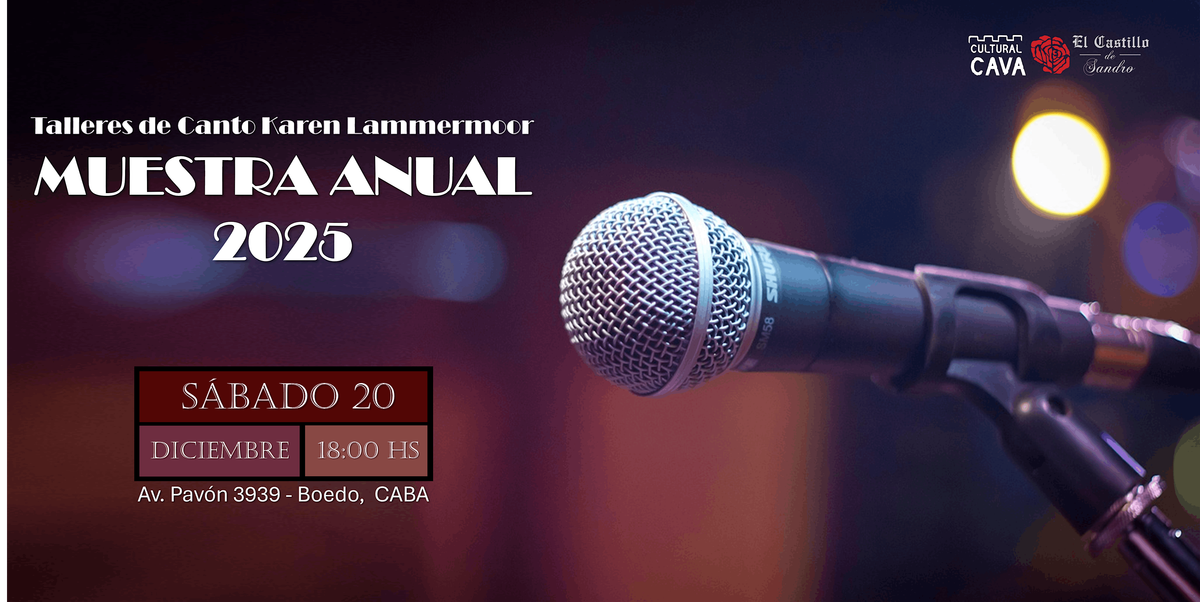 Muestra Anual - Talleres de Canto Karen Lammermoor