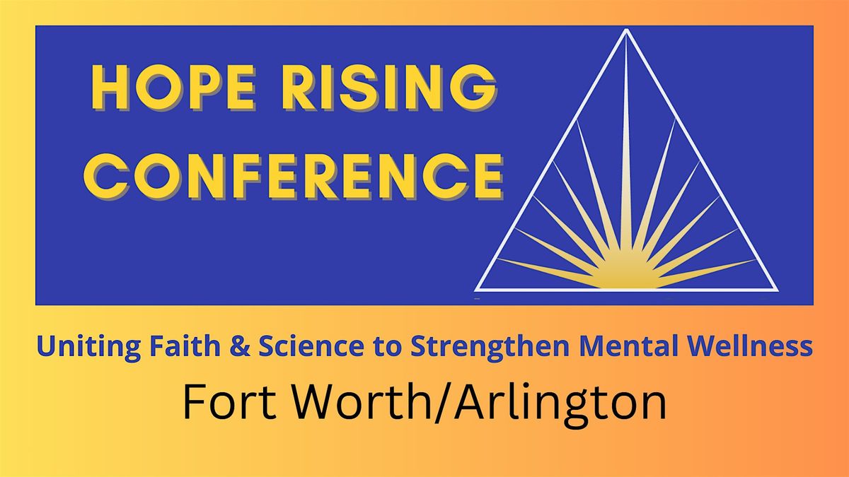 Truth Rising Hope Hope Rising Conference at City on a Hill, Fort Worth on 30th April, 2026