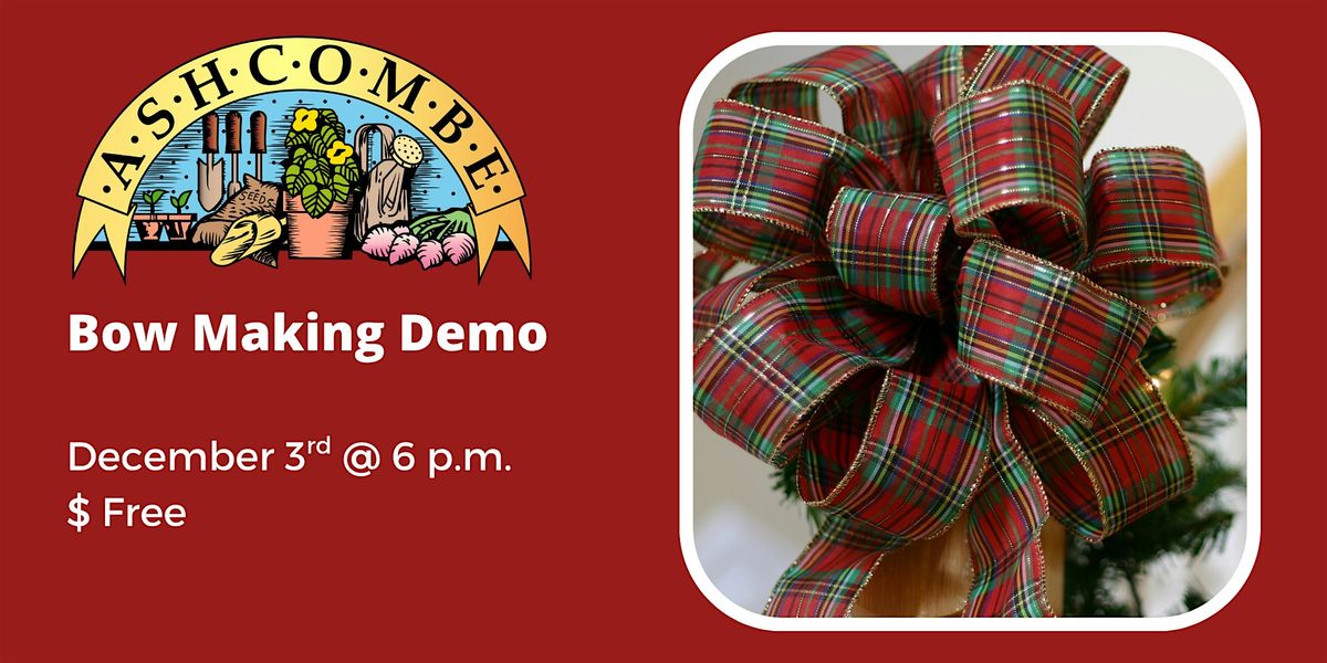 Bow Making Demonstration