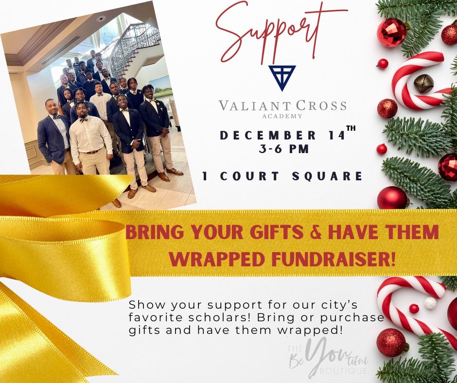 Gift Wrapping Fundraiser For Valiant Cross Academy Be YOU tiful On gift-wrapping-fundraiser-for-valiant-cross-academy-be-you-tiful-on