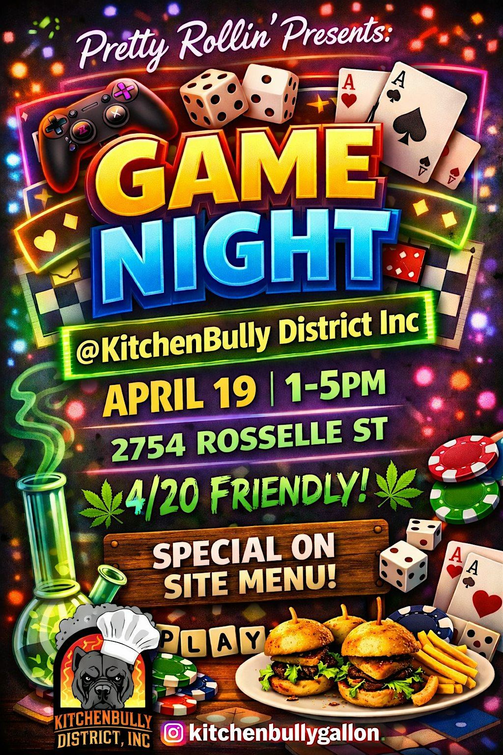 Game Night Presented by Pretty Rollin'