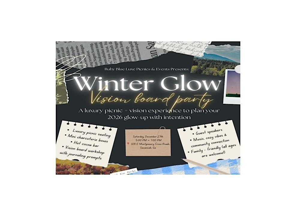 Winter Glow: Vision Board Party