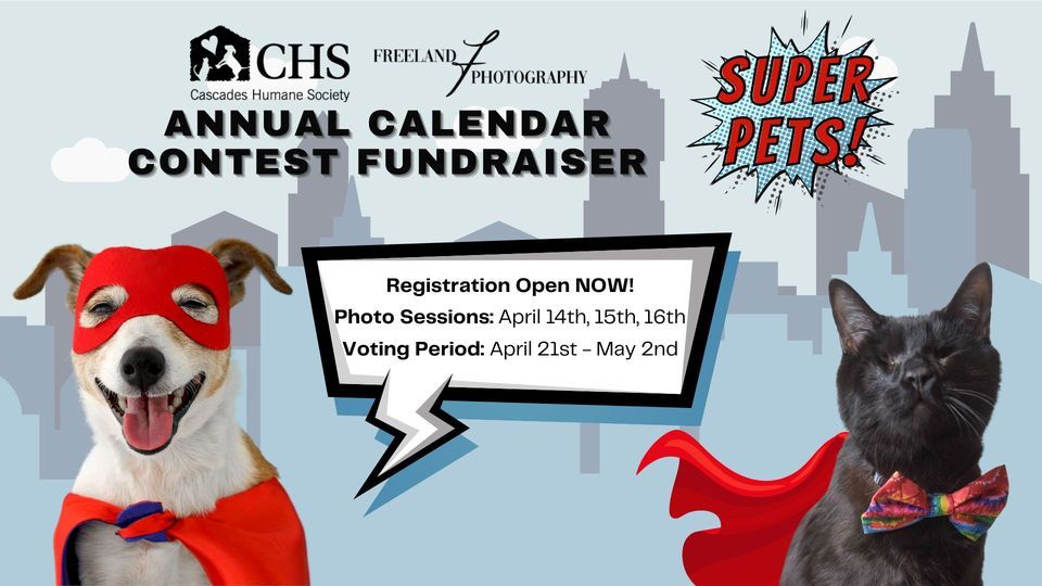 2023 Model Search for the 2024 CHS Calendar Cascades Humane Society