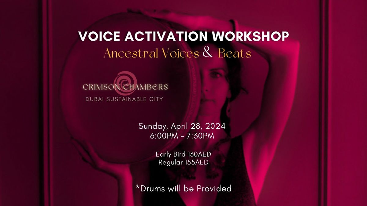 Voice Activation & Drumming workshop 