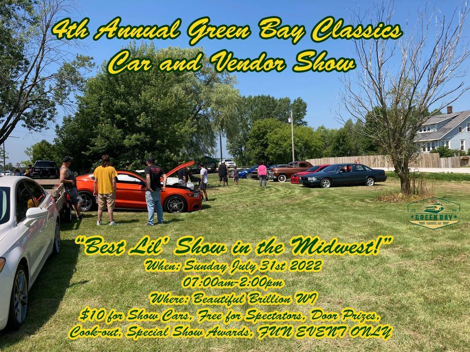4th Annual Green Bay Classics Car Show, Vendor and Swap Meet W1215