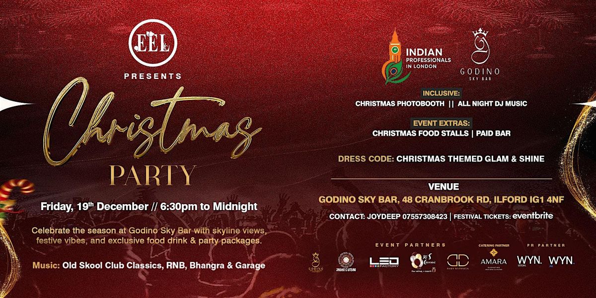 Enchanted Rooftop Christmas Party in London