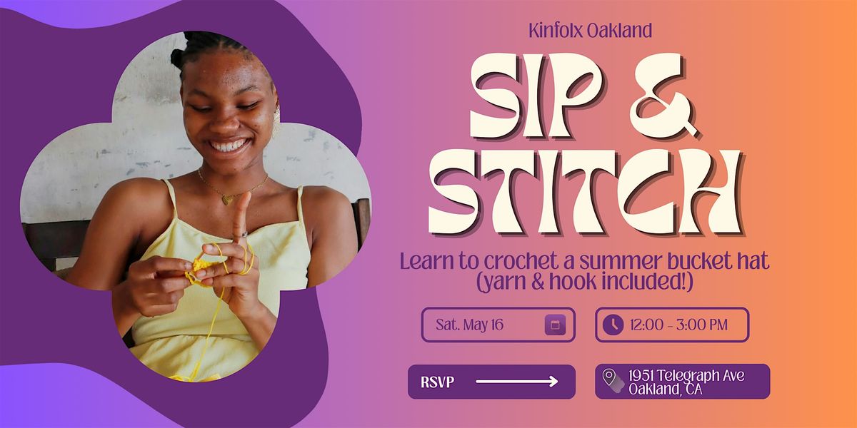Sip & Stitch: Crochet Bucket Hat