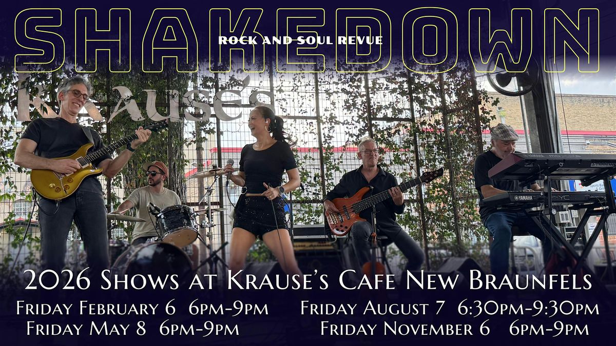 Shakedown Live at Krause's Cafe - 11\/6\/26