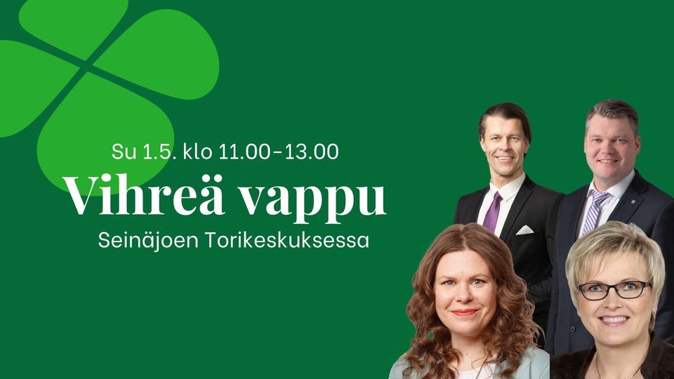 Vihreä Vappu | Torikeskus, Vaasa, LS | May 1, 2022