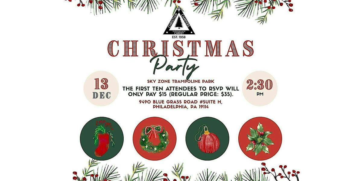 Christian Campers Christmas Party