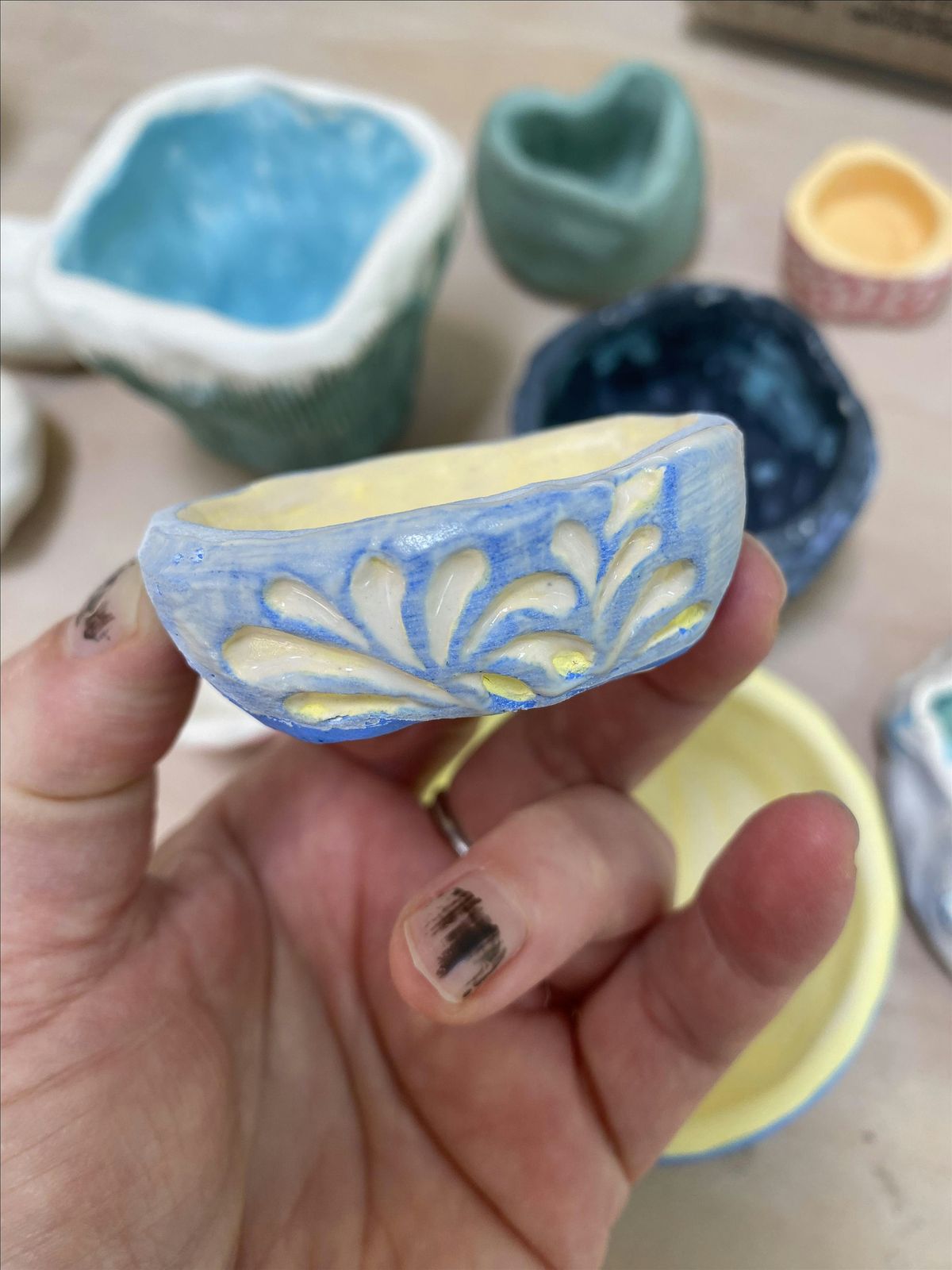 Create In Clay- Make Your Own Kiln Fired And Glazed Pinch Pot