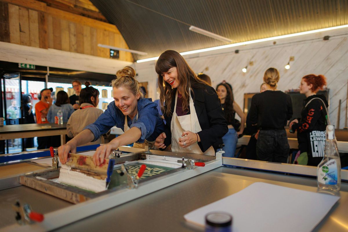 Screenprinting Poster Workshop - Print Club Soda