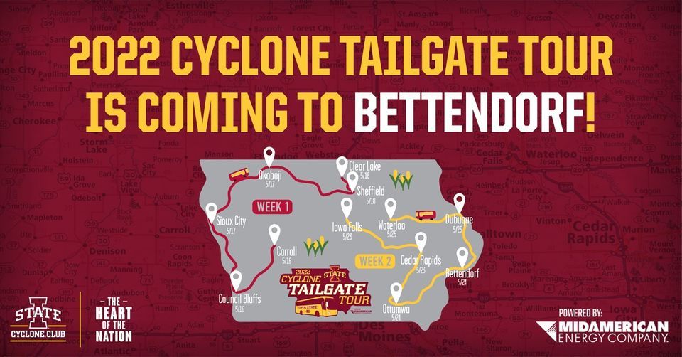 2022 Cyclone Tailgate Tour - Bettendorf (Quad-Cities Waterfront Convention Center)