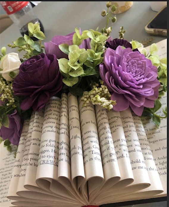 Book Flower Decoration