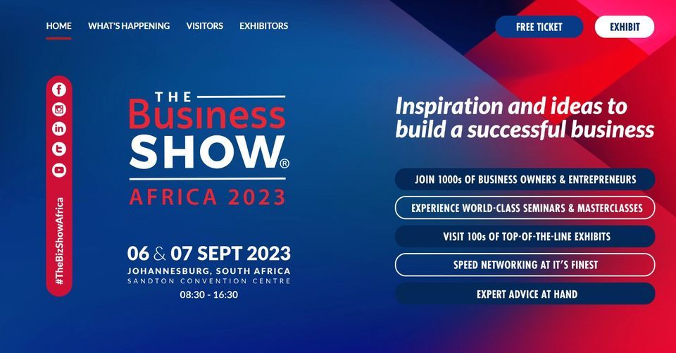 The Business Show Africa 2023 | Sandton Convention Centre, Johannesburg ...