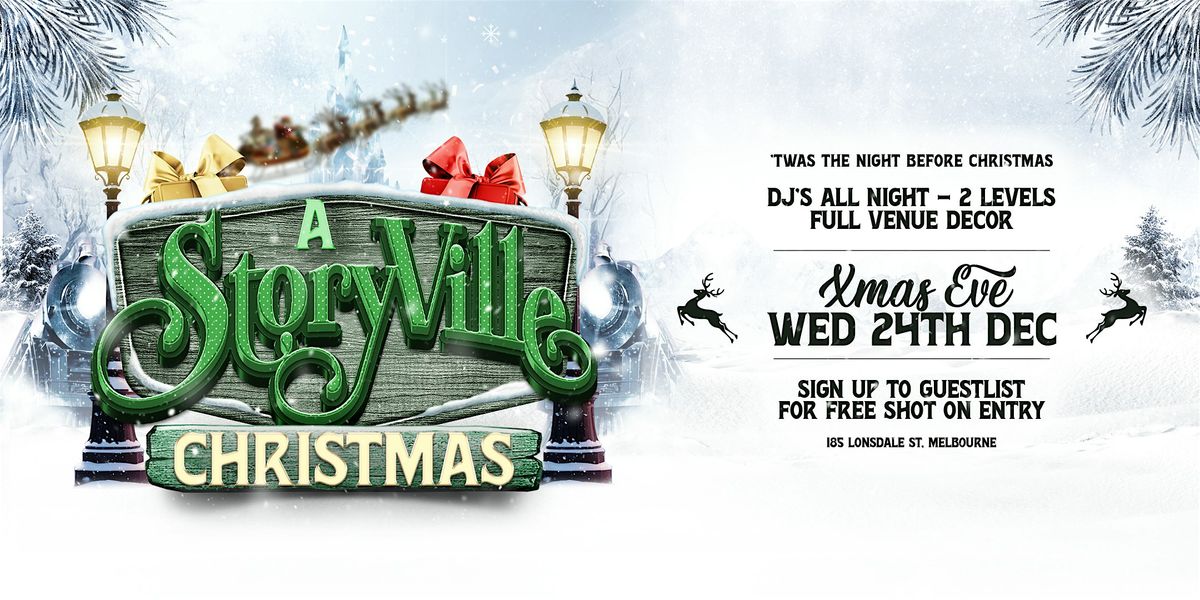 StoryVille | Christmas Eve 2025 (Free shot on entry)