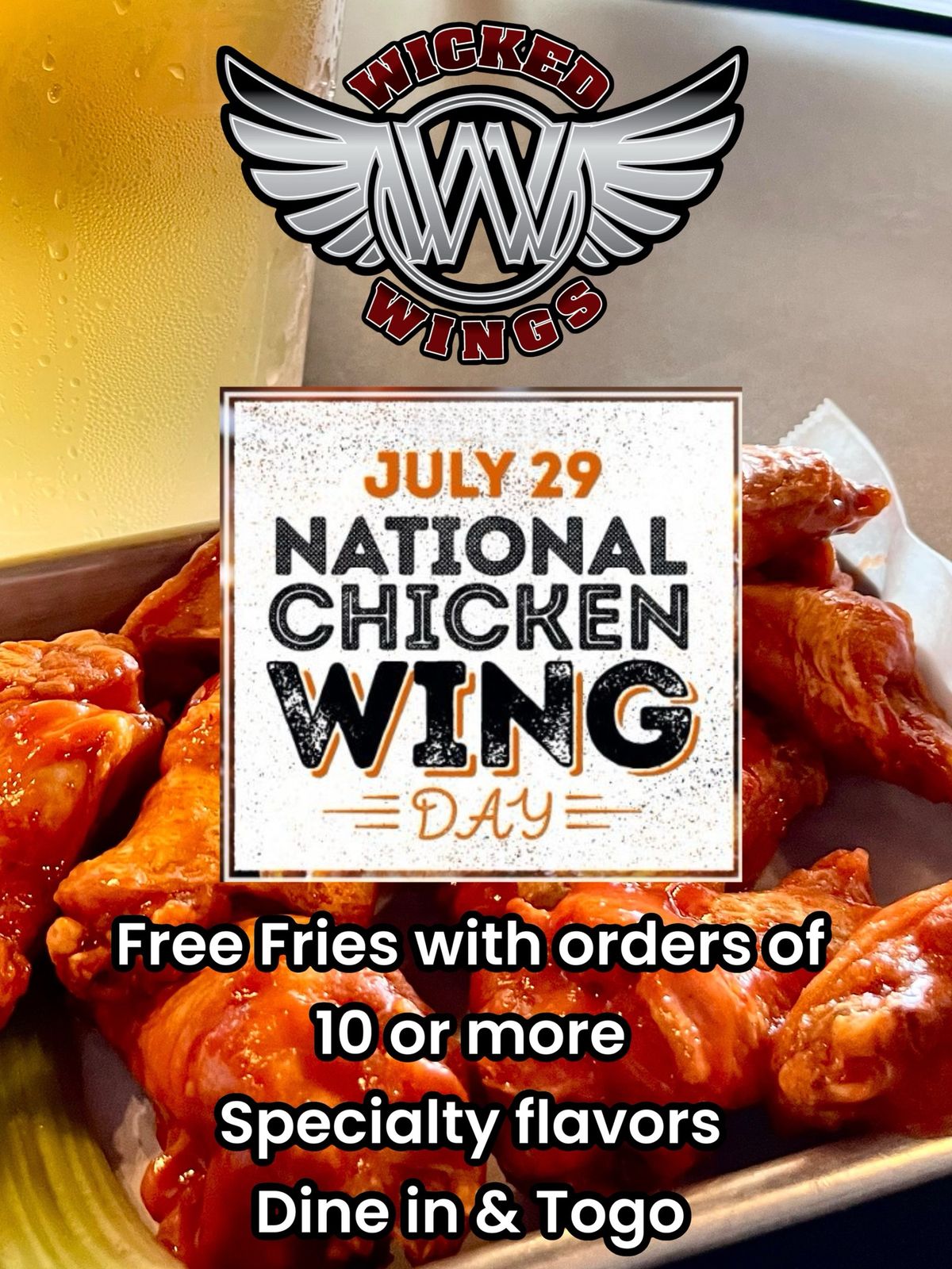 National Wing Day!!! 4430 Wade Green Rd. NW , Suite 90, Kennesaw, GA