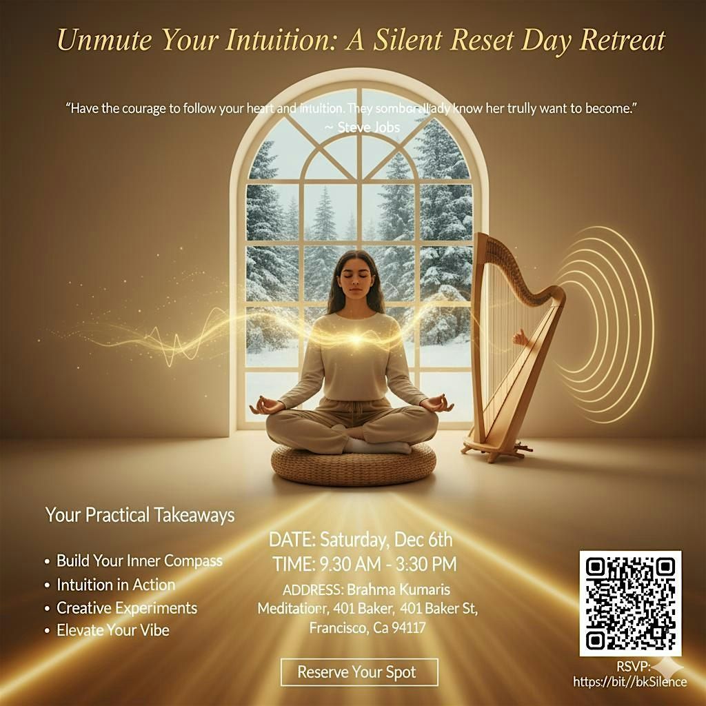 Unmute Your Intuition: A Silent Reset Day Retreat