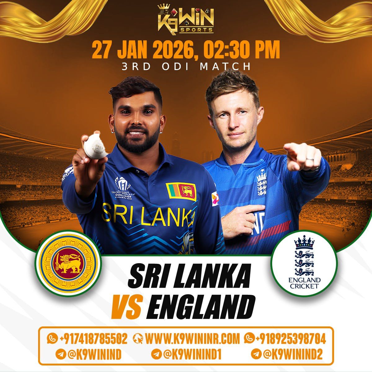 England vs Sri Lanka - 3rd ODI Tickets