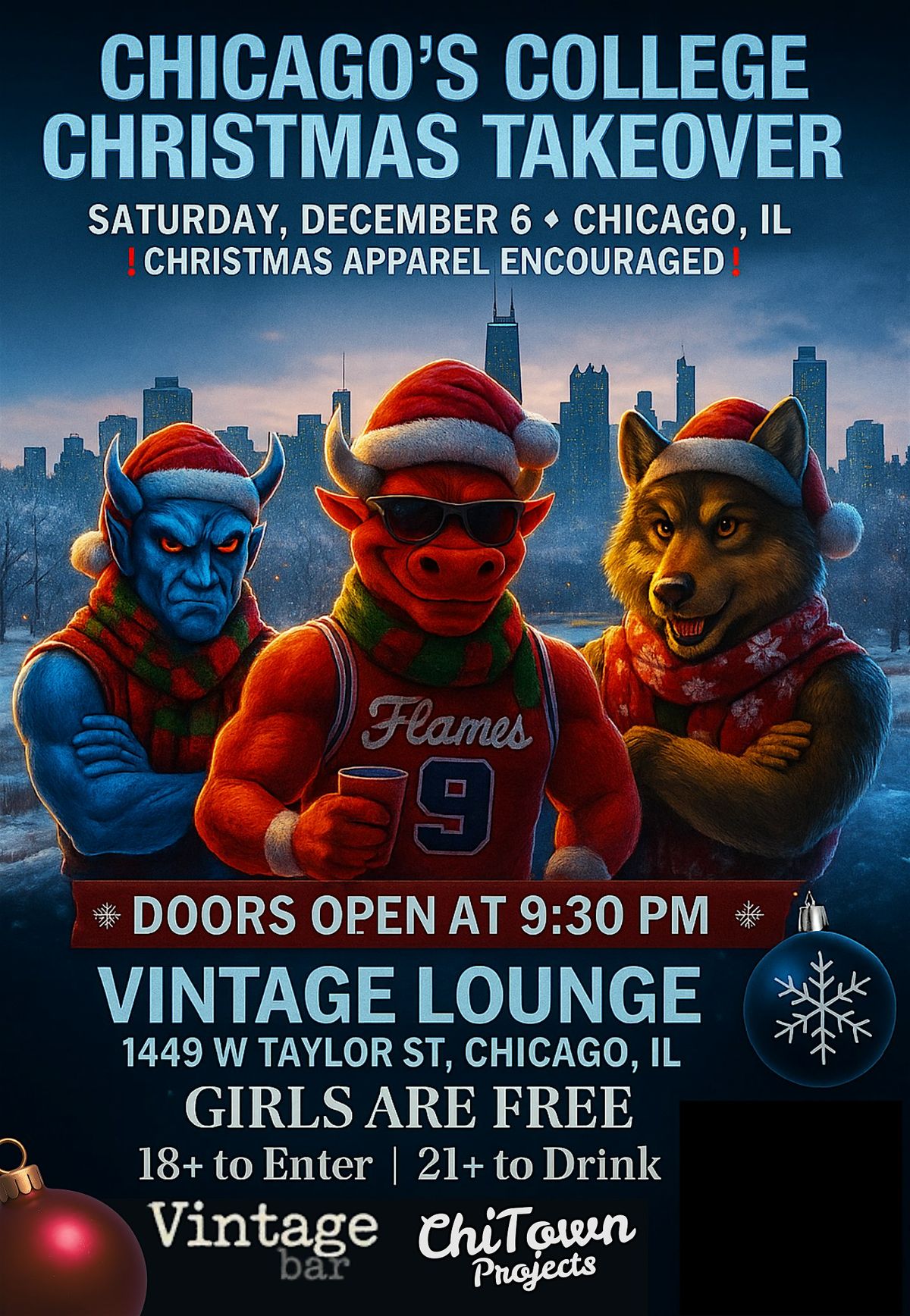 CHICAGO'S COLLEGE CHRISTMAS TAKEOVER