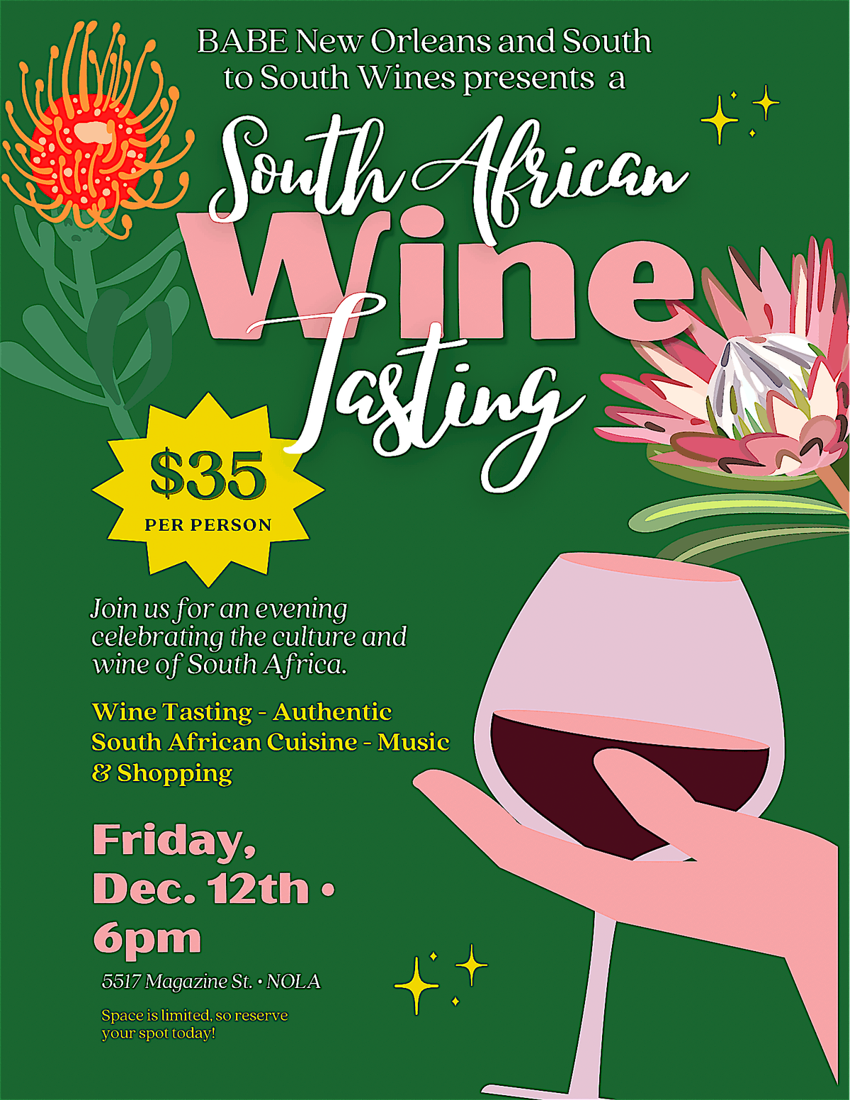 South African Wine Tasting