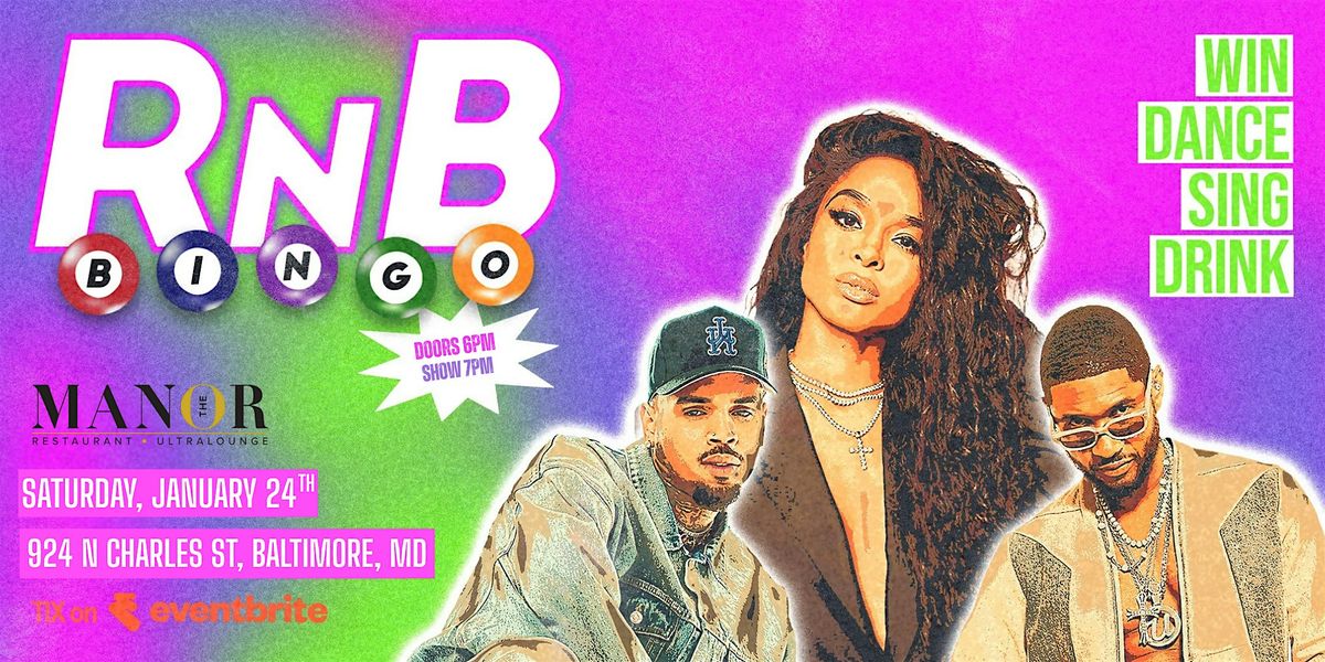 R&B BINGO at The Manor | Baltimore MD