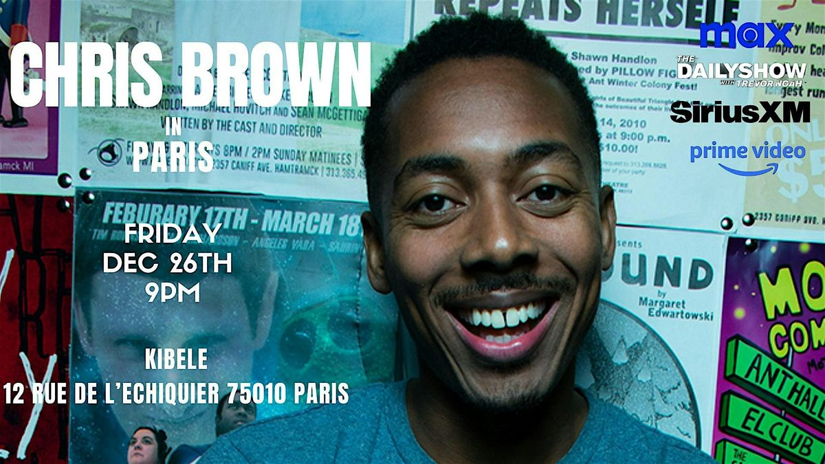 CHRIS BROWN HEADLINES IN PARIS IN ENGLISH