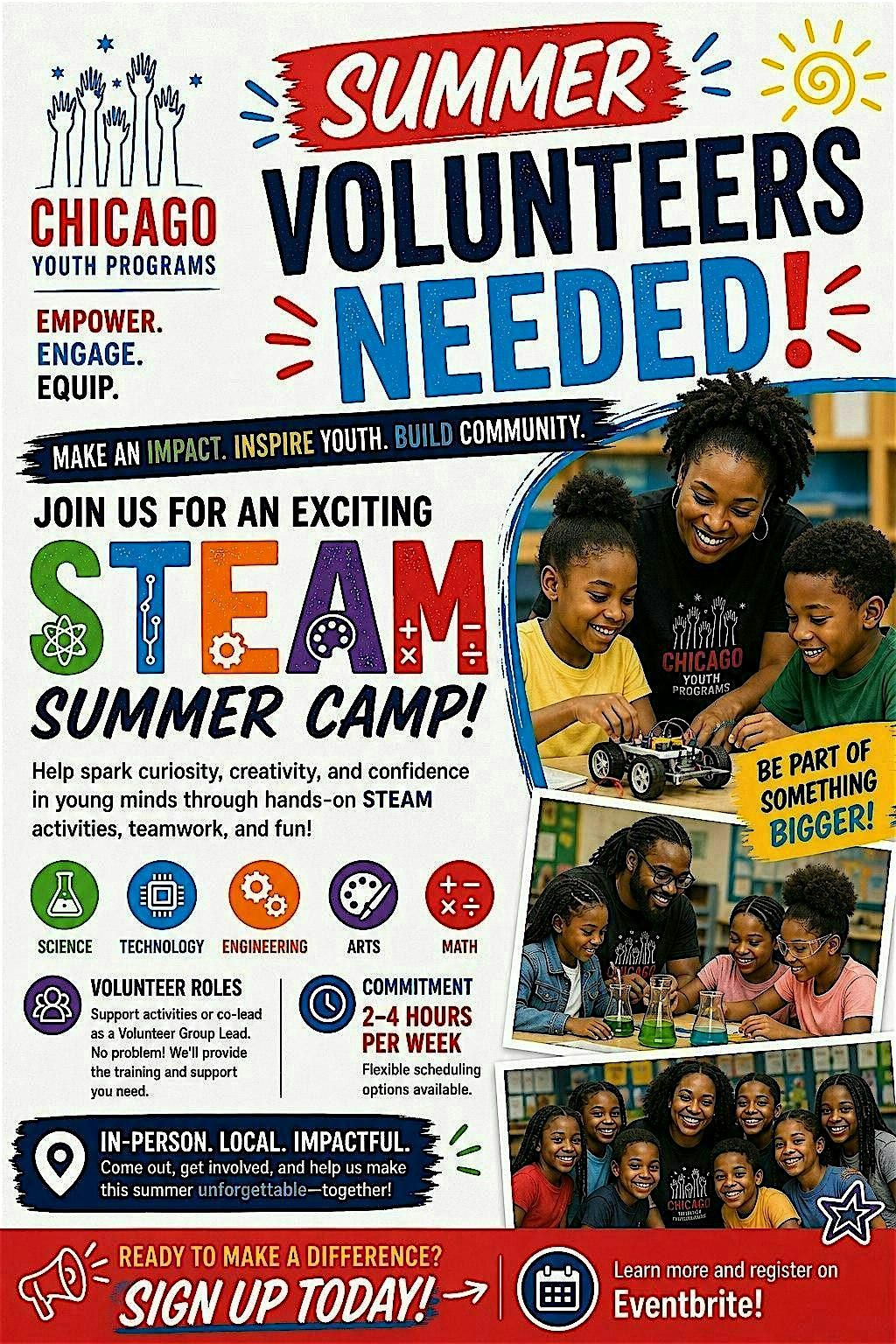 Summer Voulenteers Needed