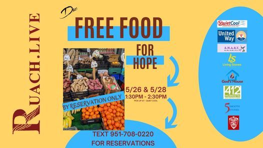 Free Food For Hope Distribution Karte Anzeigen Temecula May 26 2021