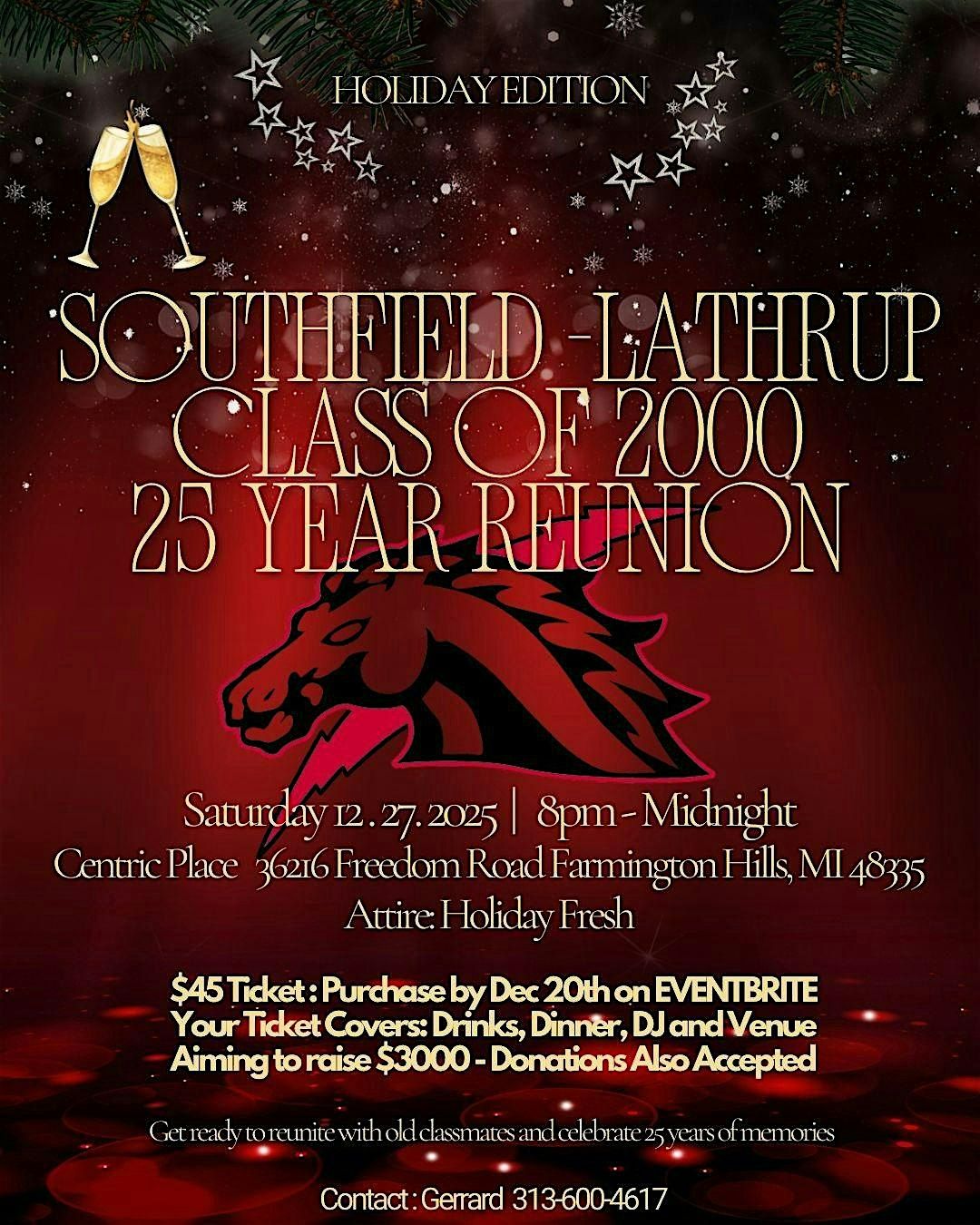 Southfield - Lathrup Class of 2000 - Cheers to 25 Years!!