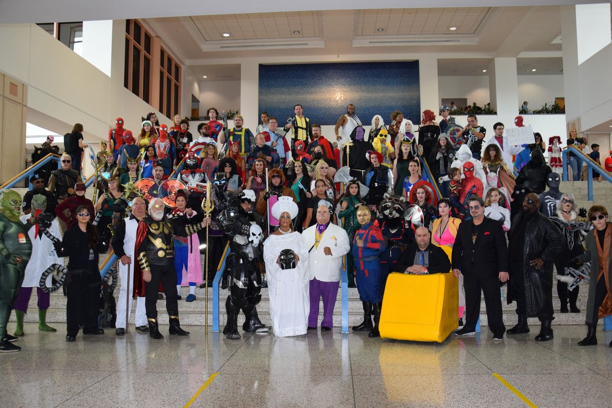 Grand Marvel Group Photoshoot Tampa bay comic con 2024 Tampa Bay