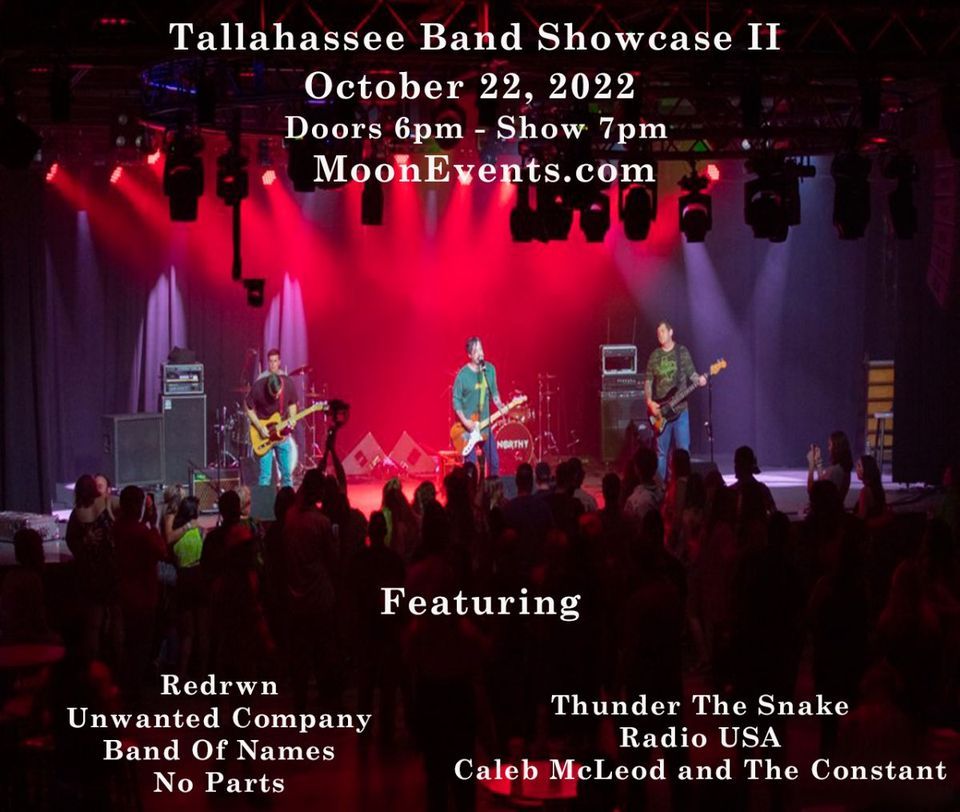 Tallahassee Band Showcase Ii At The Moon Sat October 22 The Moon Tallahassee Fl October 0902