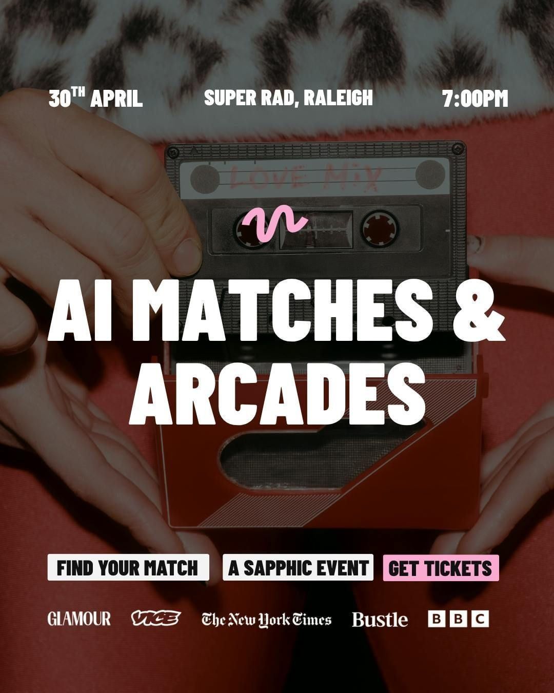 AI Matches &amp; Arcades | Sapphic Singles Night | Raleigh
